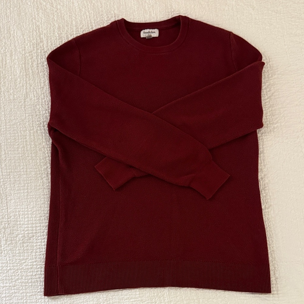 Men's XL Sweater - Burgundy - Goodfellow & Co